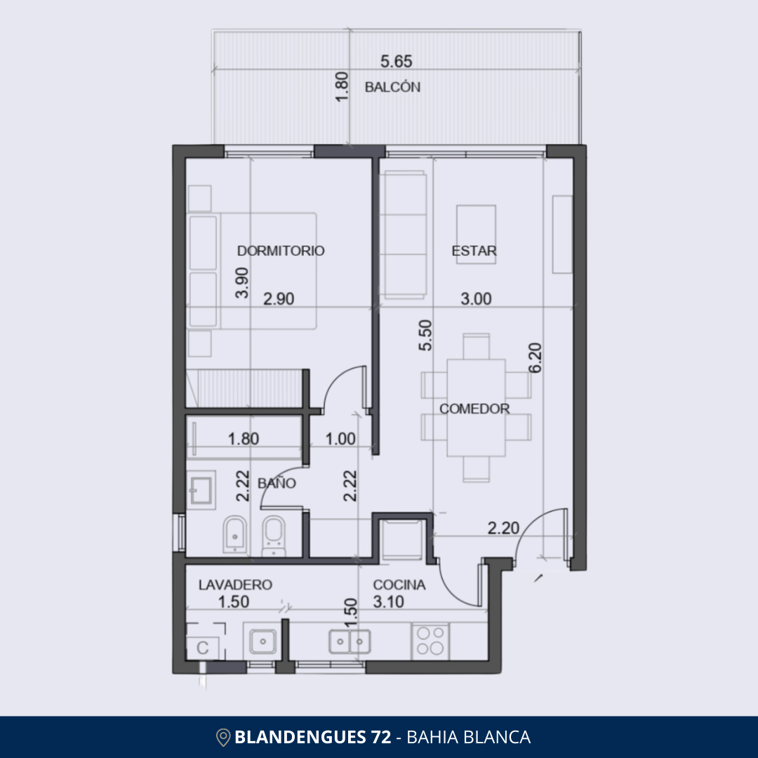 Departamento en Venta en Blandengues 72,  Bahía Blanca - Bahía Blanca Propiedades | SITIO OFICIAL l