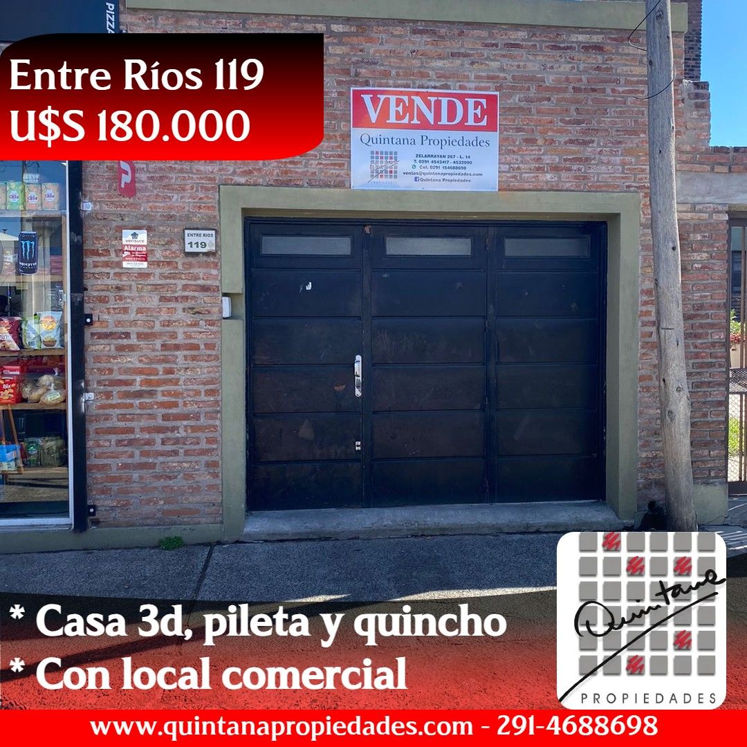 Casa en Venta en Entre Rios 119, Pacifico, Bahía Blanca - Bahía Blanca Propiedades | SITIO OFICIAL l