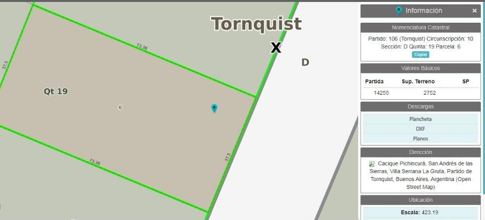 Terreno en Venta en San Andres De La Sierra,  San Andres de las Sierras - Bahía Blanca Propiedades | SITIO OFICIAL l