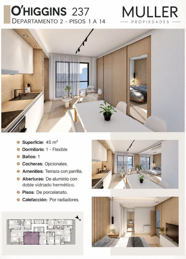 Departamento en Venta en OHIGGINS 237 , Centro, Bahía Blanca - Bahía Blanca Propiedades | SITIO OFICIAL l