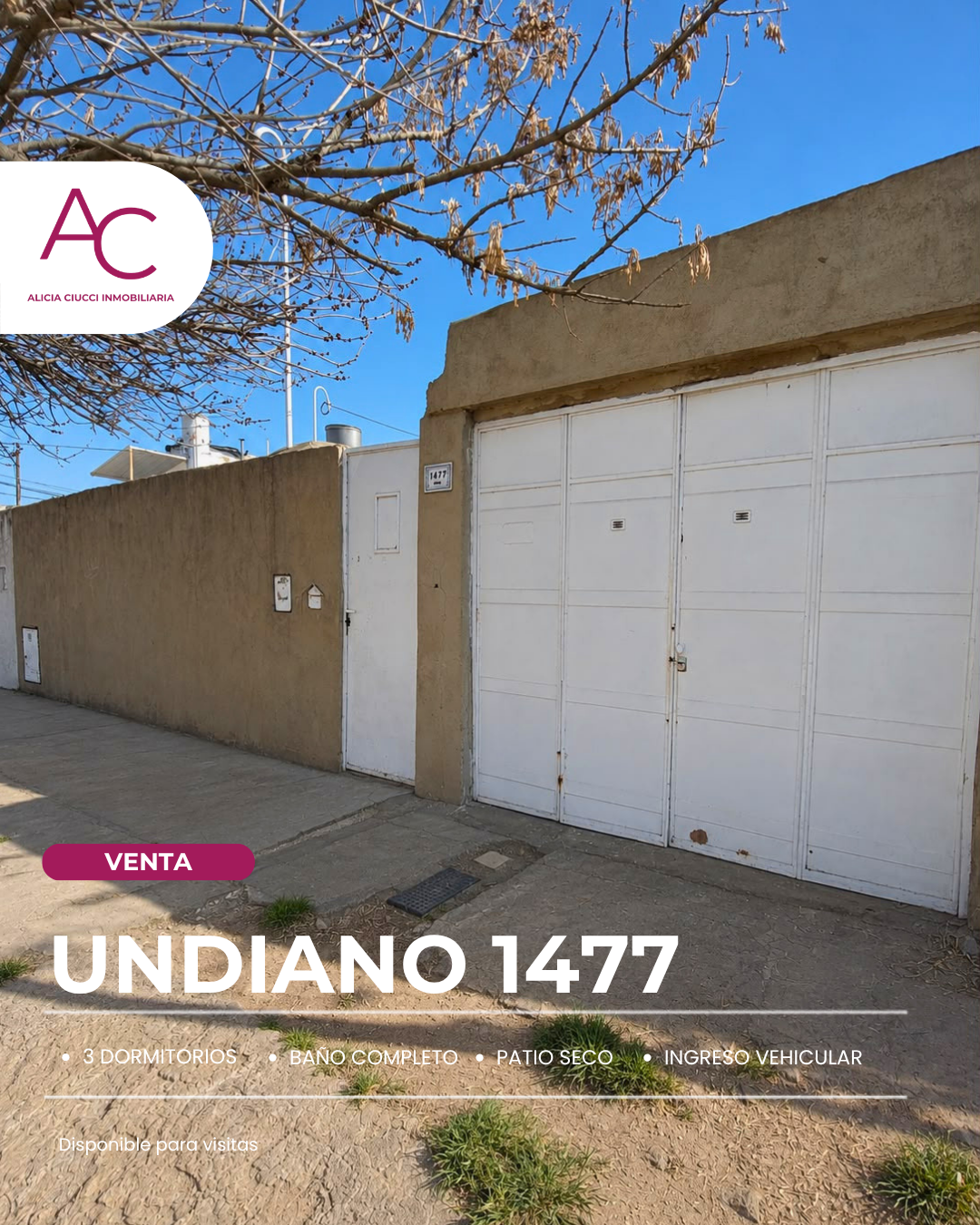 Casa en Venta en UNDIANO 1477,  Bahía Blanca - Bahía Blanca Propiedades | SITIO OFICIAL l