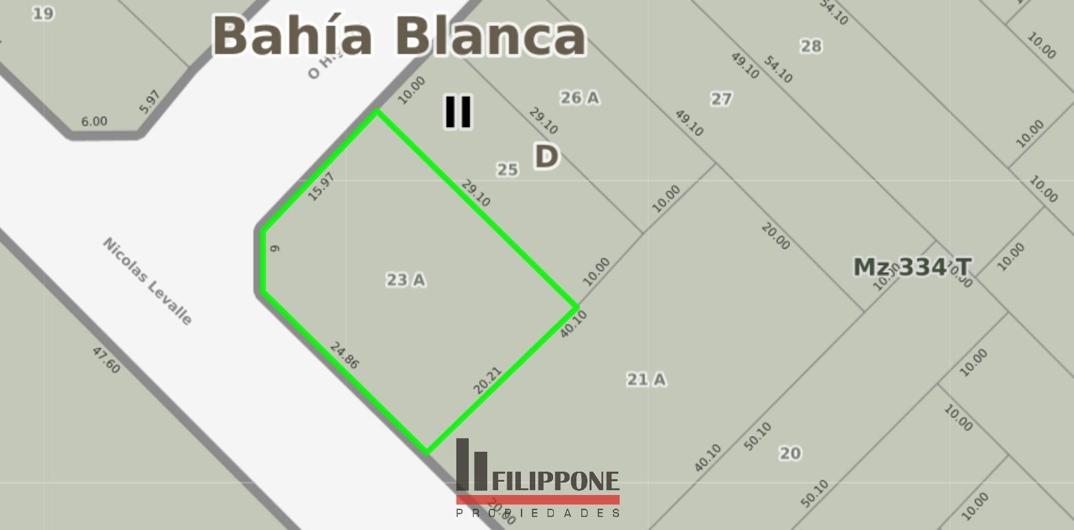 Terreno en Venta en O'Higgins Y Nicolas Levalle, Colon, Bahía Blanca - Bahía Blanca Propiedades | SITIO OFICIAL l