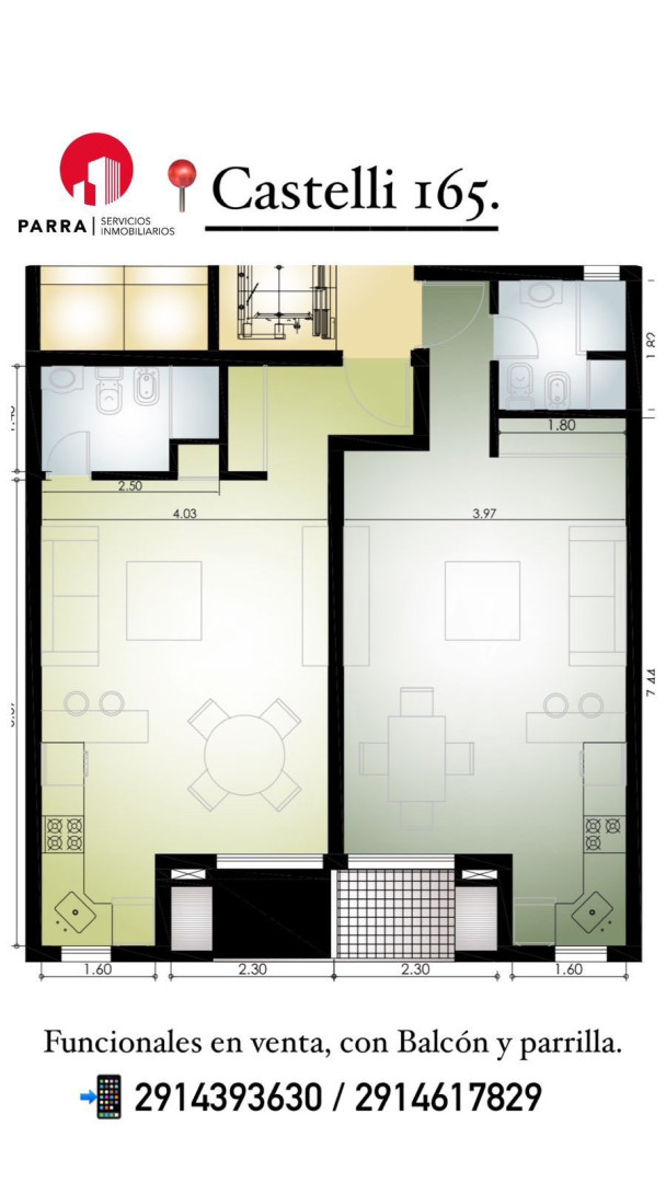 Departamento en Venta en Castelli 165, Centro, Bahía Blanca - Bahía Blanca Propiedades | SITIO OFICIAL l