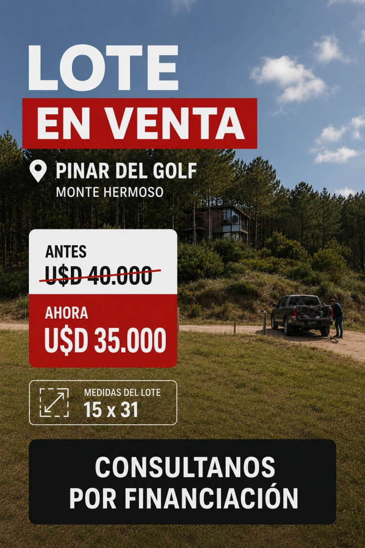 Terreno en Venta en Sansot, Pinar del Golf, Monte Hermoso - Bahía Blanca Propiedades | SITIO OFICIAL l