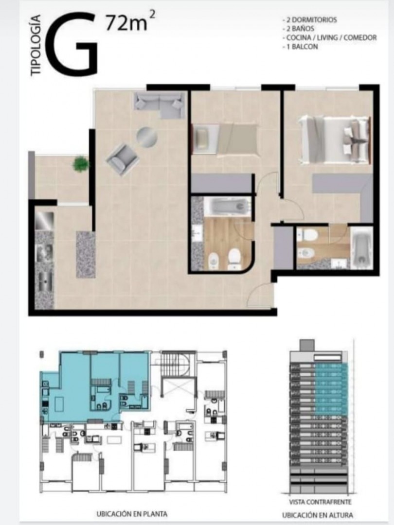 Departamento en Venta en O´higgins 530, Centro, Bahía Blanca - Bahía Blanca Propiedades | SITIO OFICIAL l