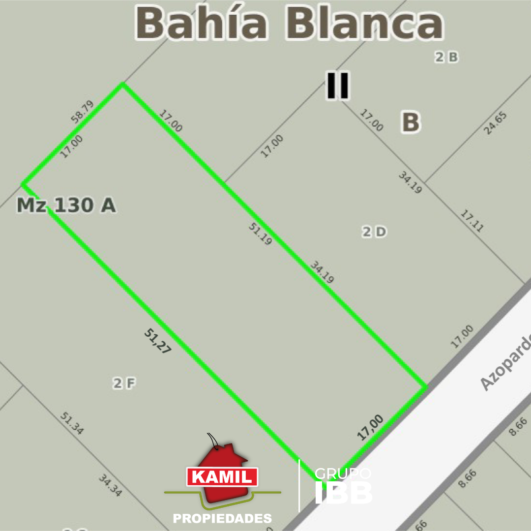 Terreno en Venta en Azopardo 5060, Patagonia Norte, Bahía Blanca - Bahía Blanca Propiedades | SITIO OFICIAL l