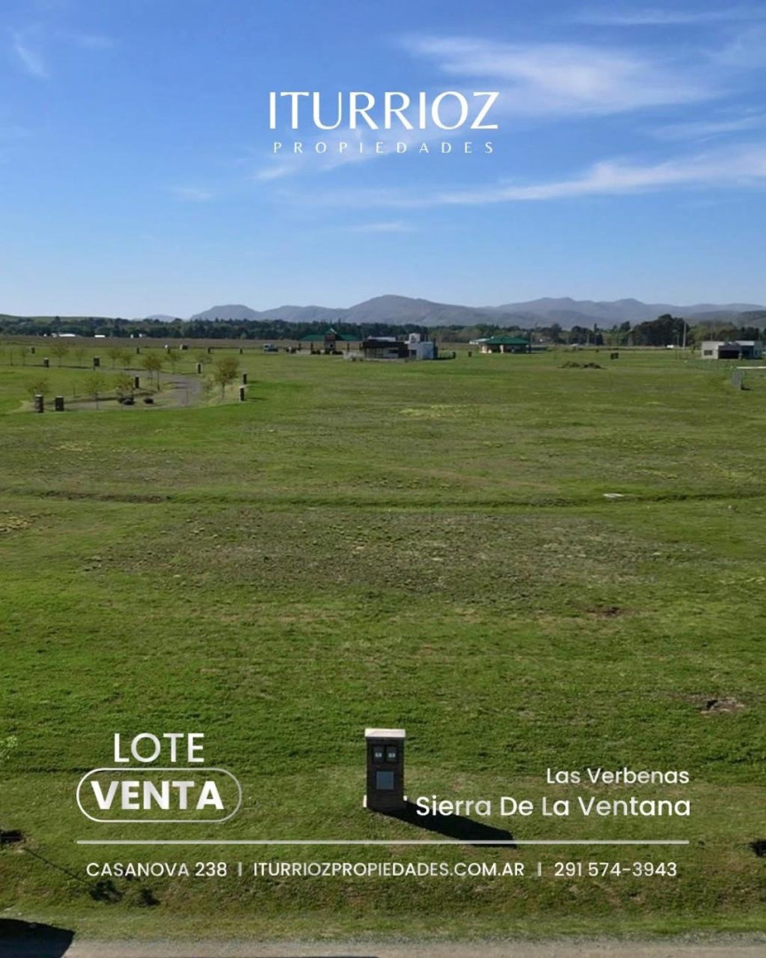 Terreno en Venta en Las Verbenas, Las Verbenas , Sierra de  la Ventana - Bahía Blanca Propiedades | SITIO OFICIAL l