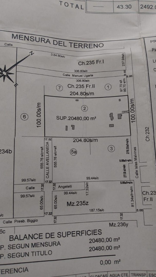 Terreno en Venta en Avellaneda 3500, Mara, Bahía Blanca - Bahía Blanca Propiedades | SITIO OFICIAL l