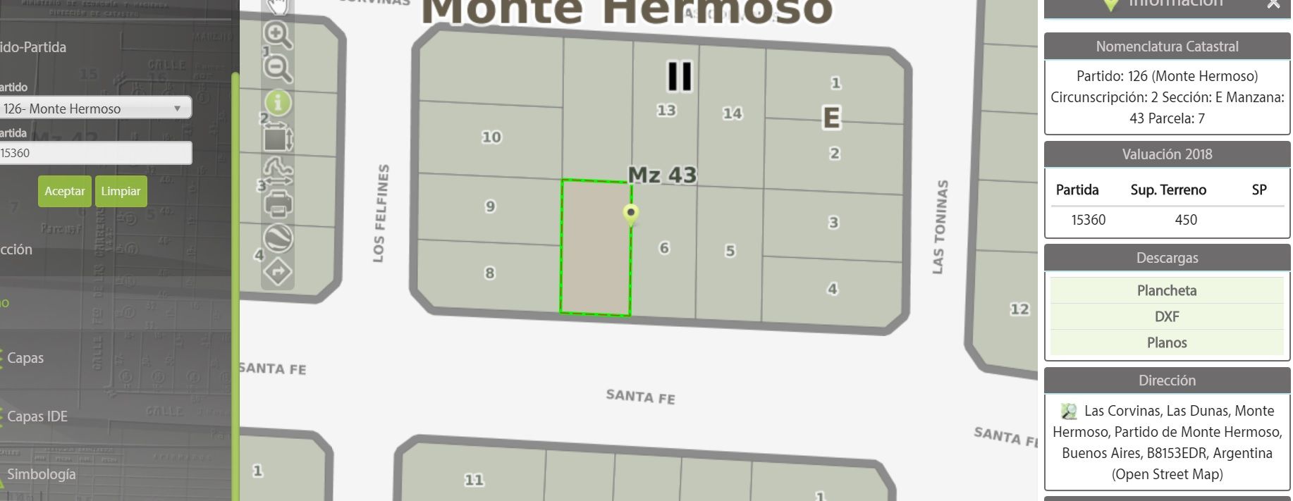 Terreno en Venta en AVDA SANTE FE  1800 , Las Dunas, Monte Hermoso - Bahía Blanca Propiedades | SITIO OFICIAL l