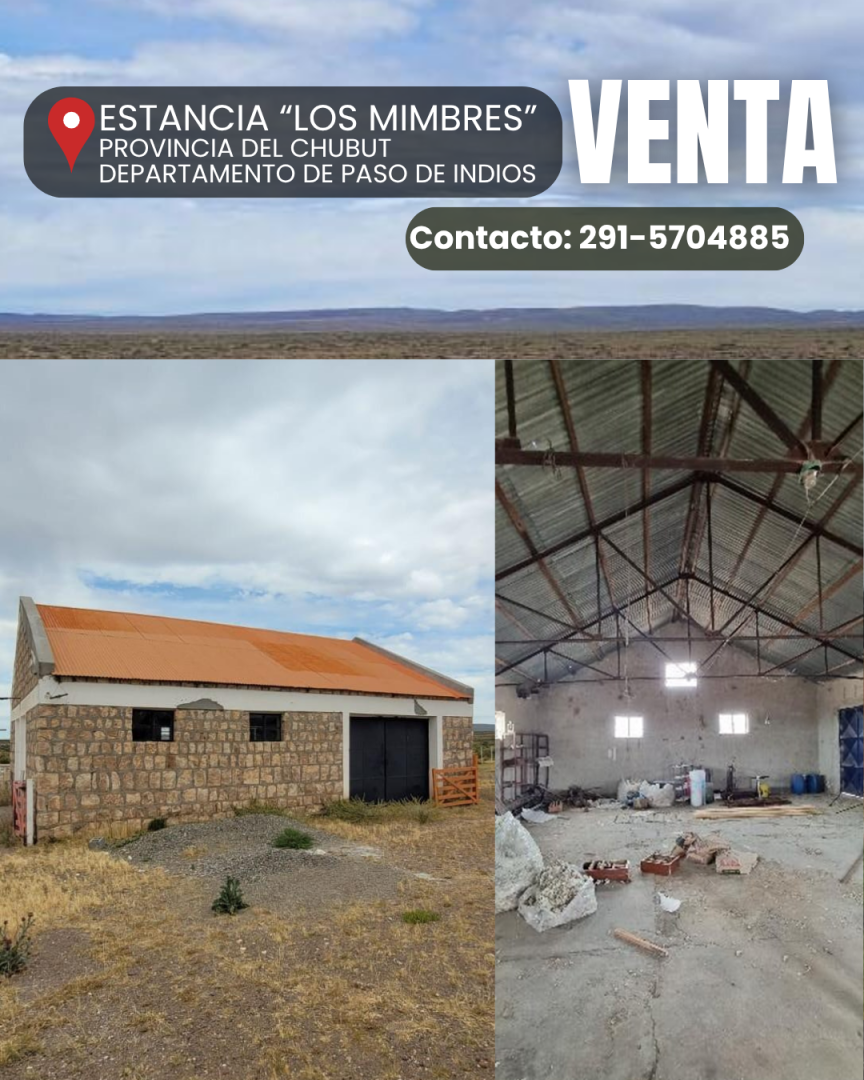 Campo  en Venta en Ruta Provincial 40 ,  Paso de Indios - Chubut - Bahía Blanca Propiedades | SITIO OFICIAL l