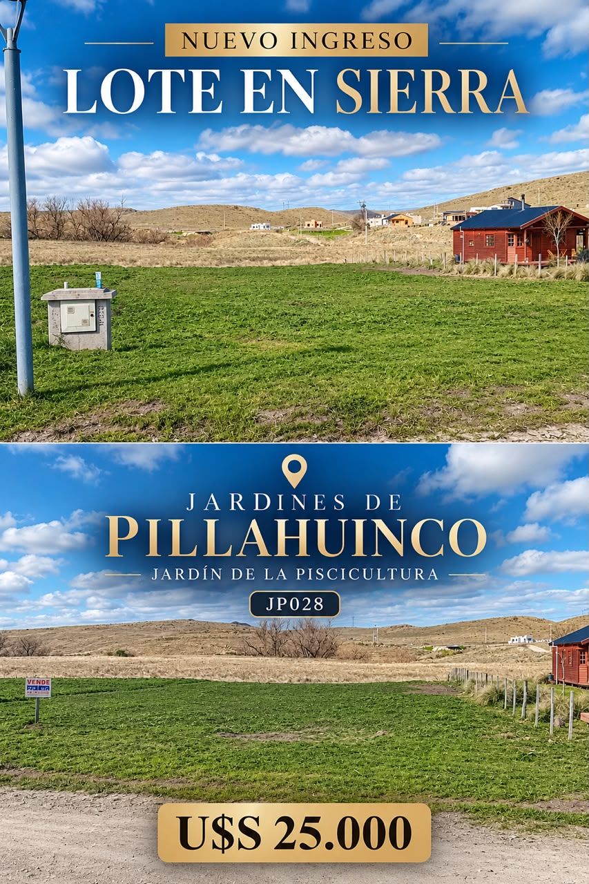 Terreno en Venta en Jardín De Piscicultura, Jardines de Pillahuinco, Sierra de  la Ventana - Bahía Blanca Propiedades | SITIO OFICIAL l