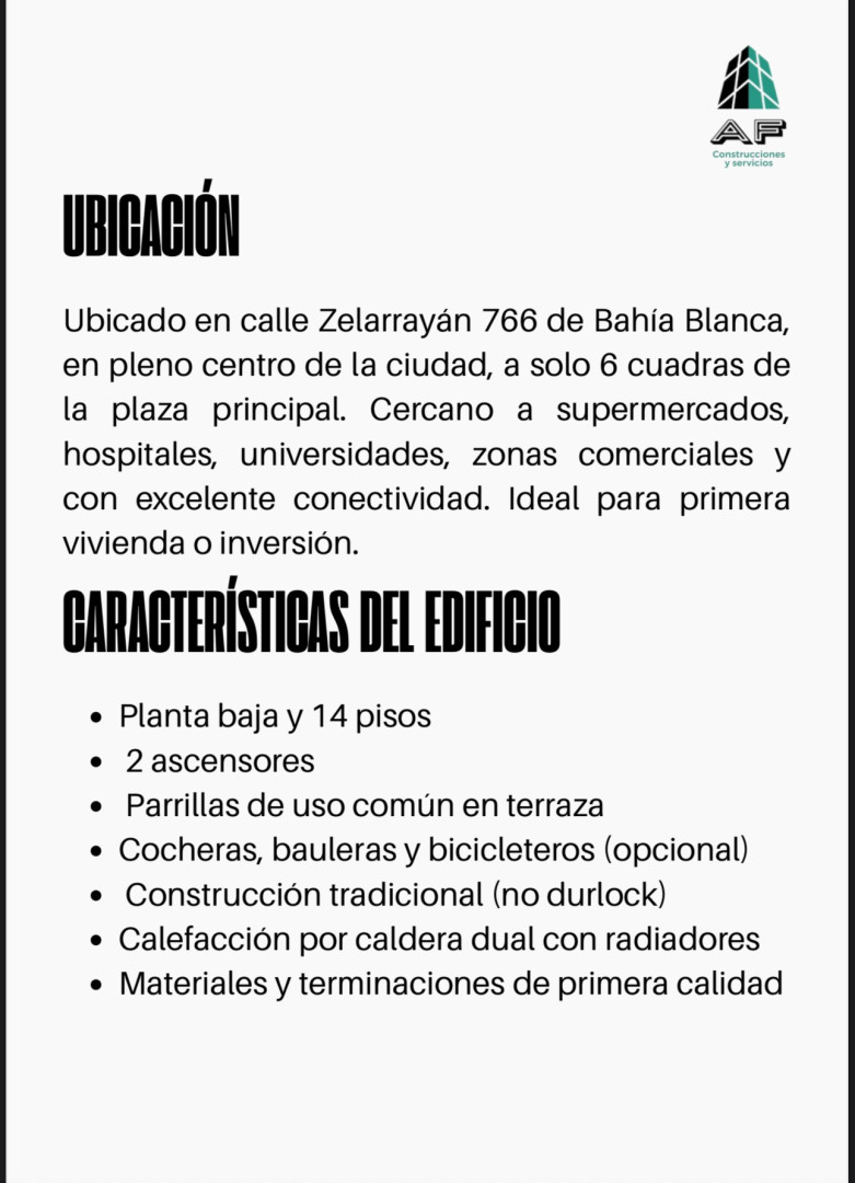 Departamento en Venta en Zelarrayan 766,  Bahía Blanca - Bahía Blanca Propiedades | SITIO OFICIAL l