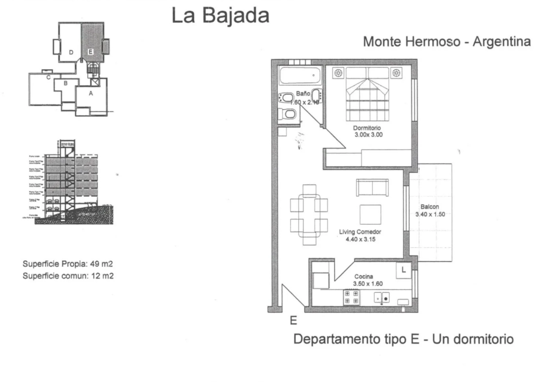 Departamento en Venta en Fosatti Y Mendoza,  Monte Hermoso - Bahía Blanca Propiedades | SITIO OFICIAL l