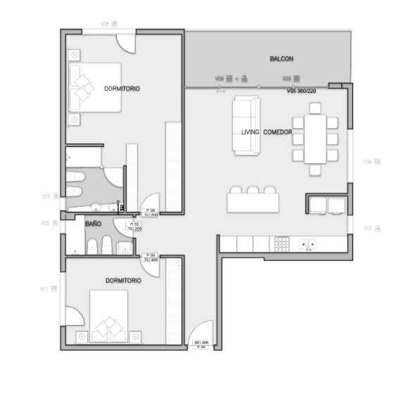 Departamento en Venta en O Higgins 237 , Centro, Bahía Blanca - Bahía Blanca Propiedades | SITIO OFICIAL l