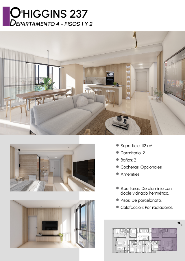Departamento en Venta en O Higgins 237, Centro, Bahía Blanca - Bahía Blanca Propiedades | SITIO OFICIAL l