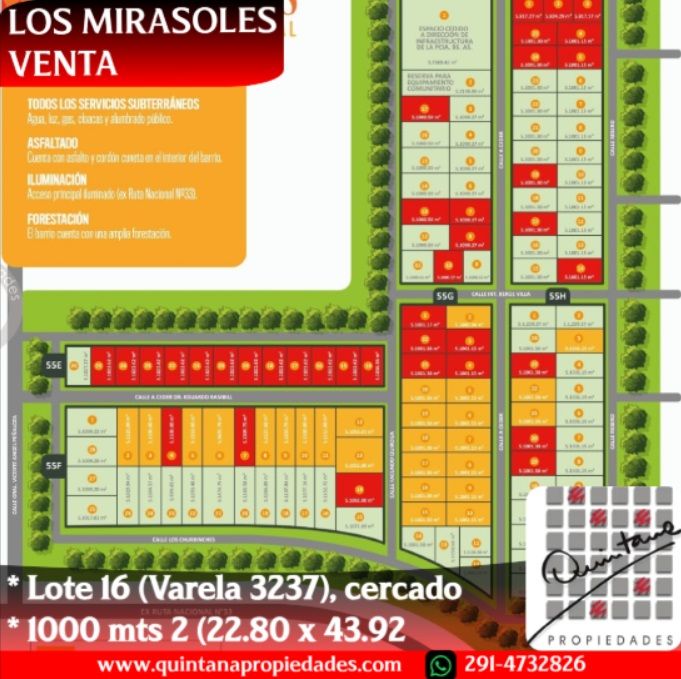 Terreno en Venta en Varela 3237, Los Mirasoles, Bahía Blanca - Bahía Blanca Propiedades | SITIO OFICIAL l