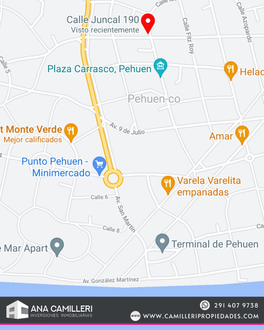 Terreno en Venta en Juncal 190,  Pehuen Co - Bahía Blanca Propiedades | SITIO OFICIAL l