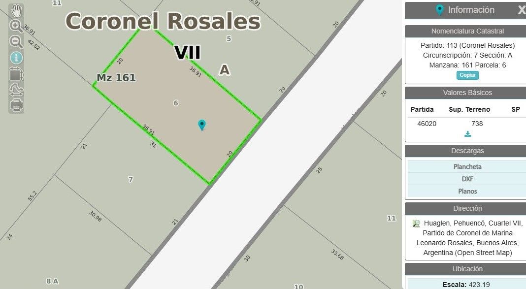 Terreno en Venta en Calle Huaglen Entre Espora Y San Martin,  Pehuen Co - Bahía Blanca Propiedades | SITIO OFICIAL l