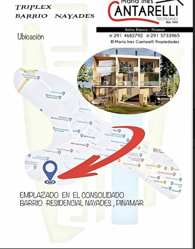 Triplex en Venta en NAYADES,  Pinamar - Bahía Blanca Propiedades | SITIO OFICIAL l