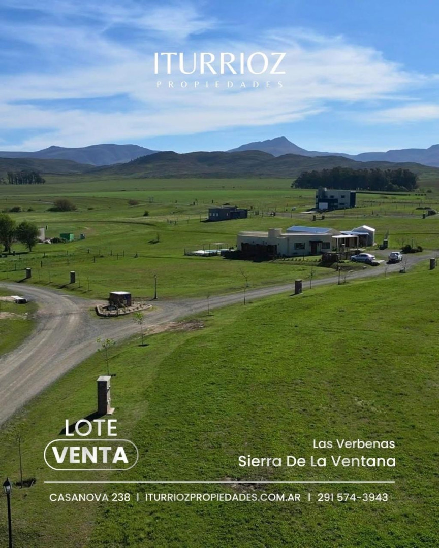 Terreno en Venta en Las Verbenas, Las Verbenas , Sierra de  la Ventana - Bahía Blanca Propiedades | SITIO OFICIAL l