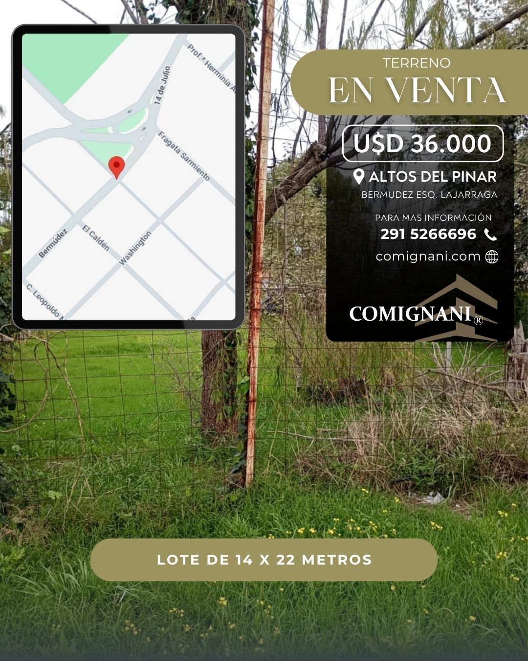 Terreno en Venta  Altos del Pinar, Bahía Blanca - Bahía Blanca Propiedades | SITIO OFICIAL l