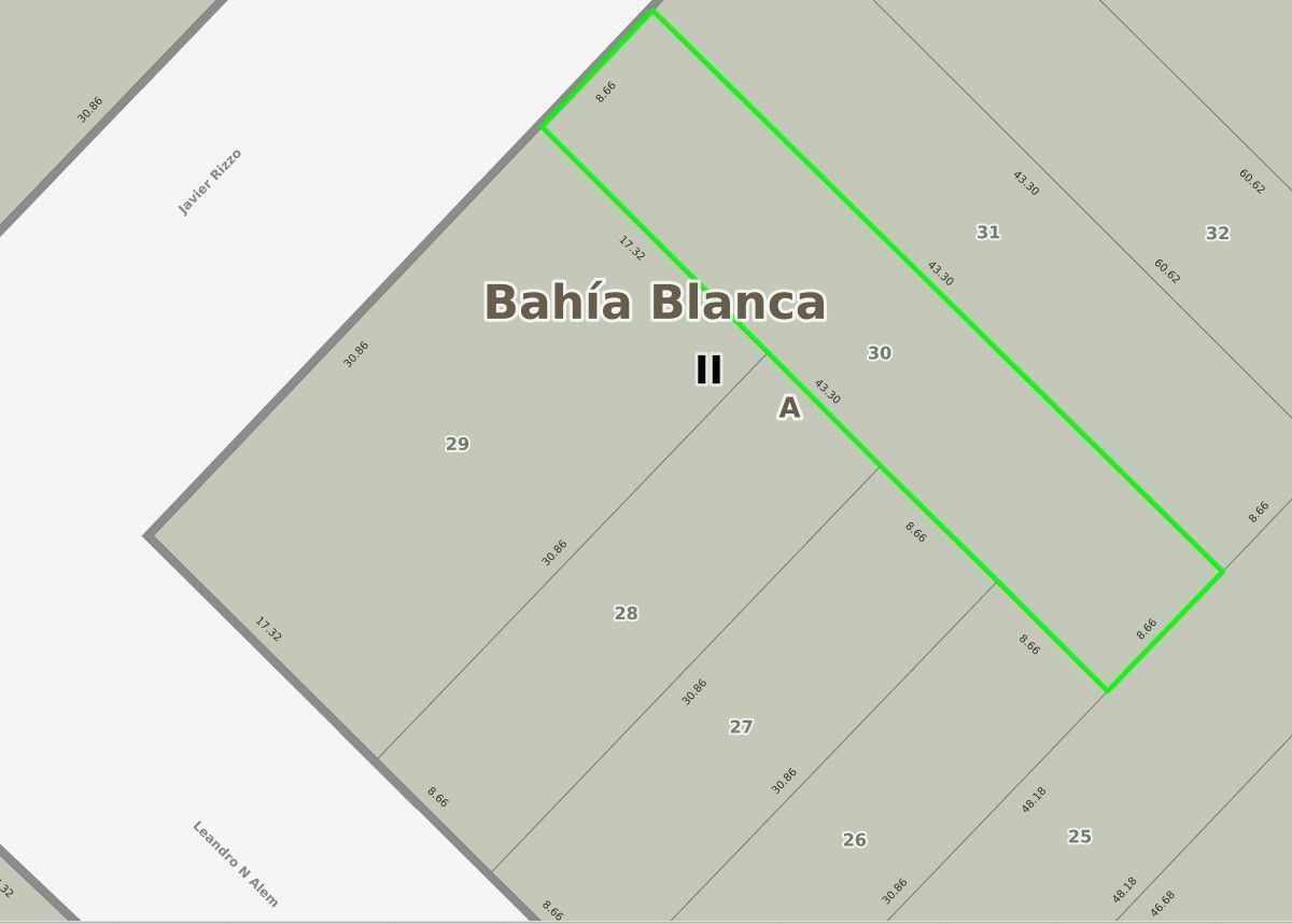 Terreno en Venta en Rizzo 731, Nueva Belgrano, Bahía Blanca - Bahía Blanca Propiedades | SITIO OFICIAL l