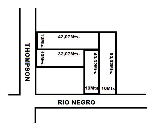 Terreno en Venta en Thompson 1350, Pedro Pico, Bahía Blanca - Bahía Blanca Propiedades | SITIO OFICIAL l