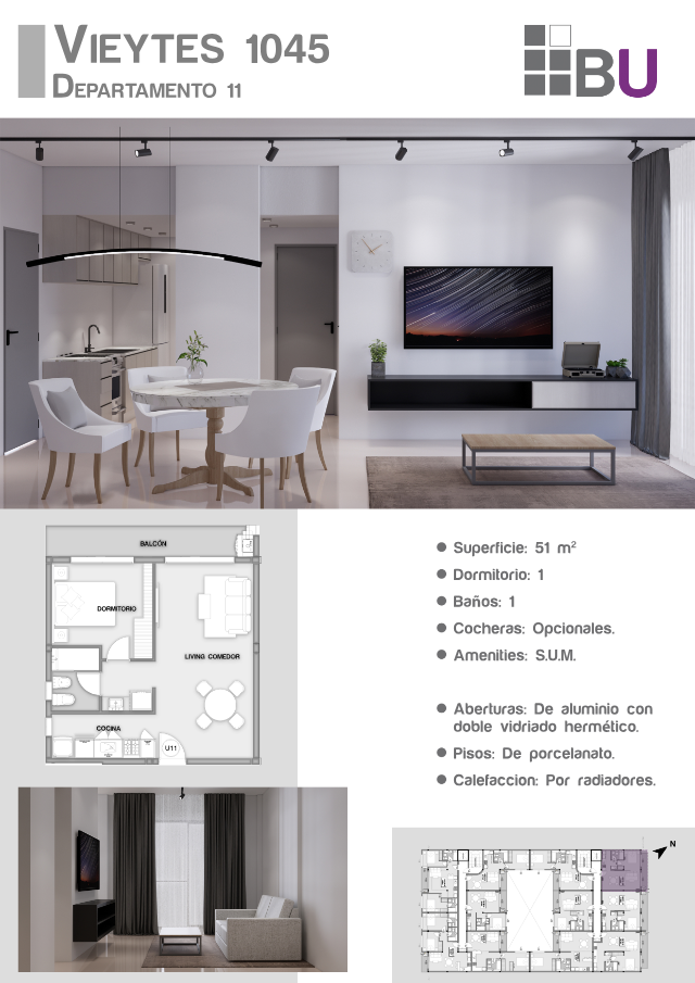 Departamento en Venta en VIEYTES 1045, Pacifico, Bahía Blanca - Bahía Blanca Propiedades | SITIO OFICIAL l
