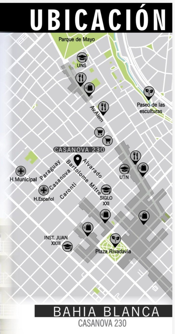 Departamento en Venta en Casanova 230, Centro, Bahía Blanca - Bahía Blanca Propiedades | SITIO OFICIAL l