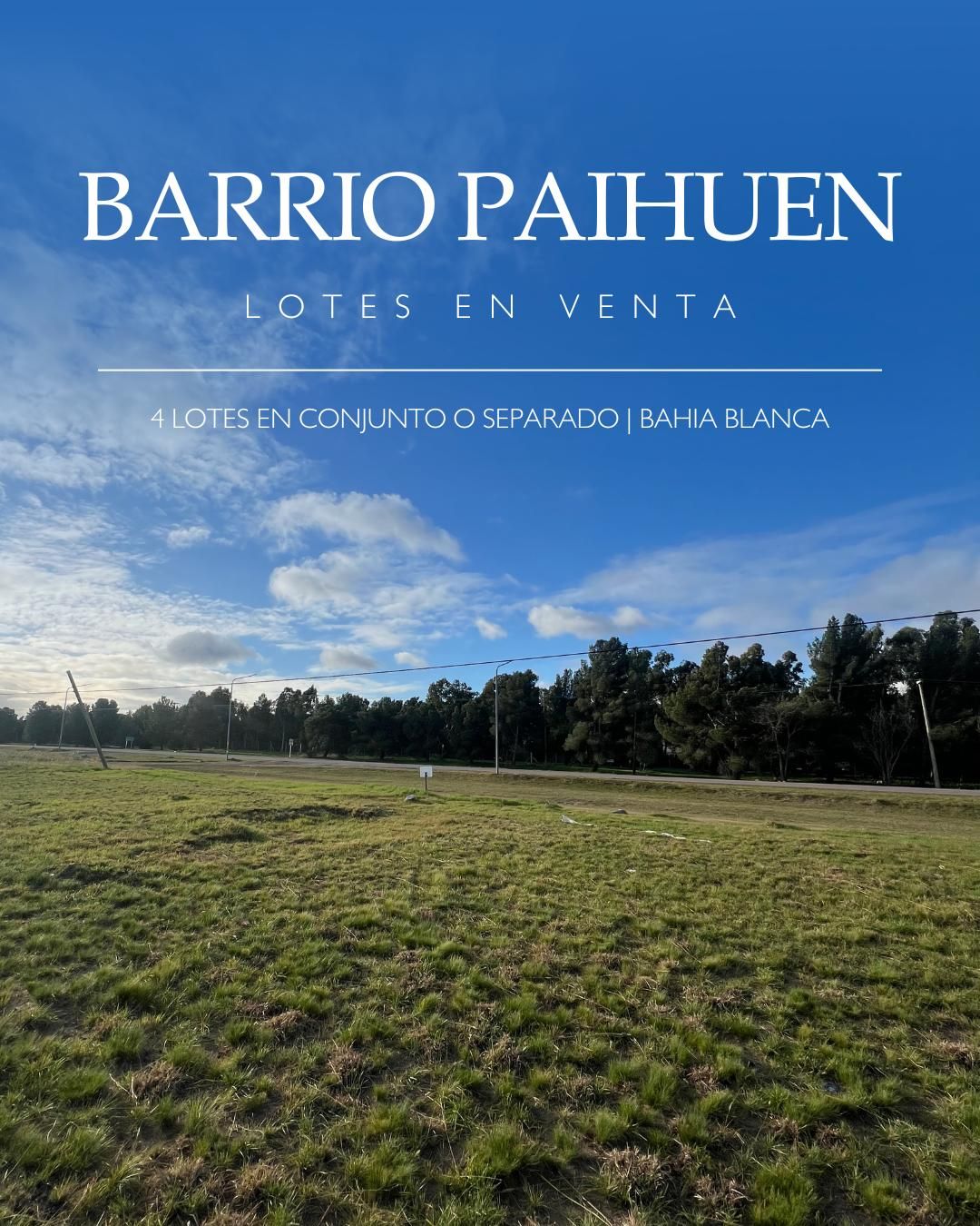 Terreno en Venta en Los Churrinches 3700, Paihuen, Bahía Blanca - Bahía Blanca Propiedades | SITIO OFICIAL l