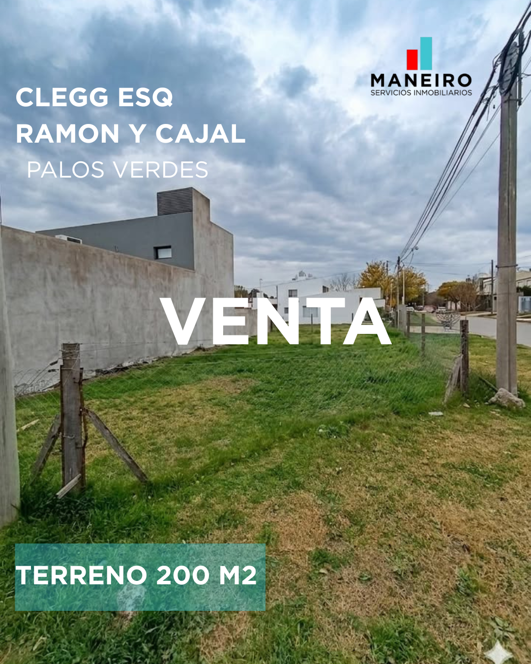 Terreno en Venta en Clegg Esquina Ramon Y Cajal, Palos Verdes, Bahía Blanca - Bahía Blanca Propiedades | SITIO OFICIAL l