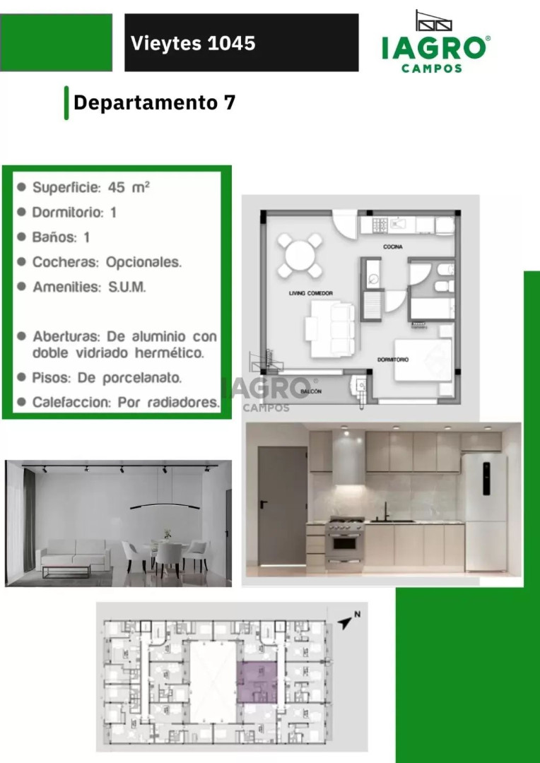 Departamento en Venta en Vieytes 1045, Pacifico, Bahía Blanca - Bahía Blanca Propiedades | SITIO OFICIAL l