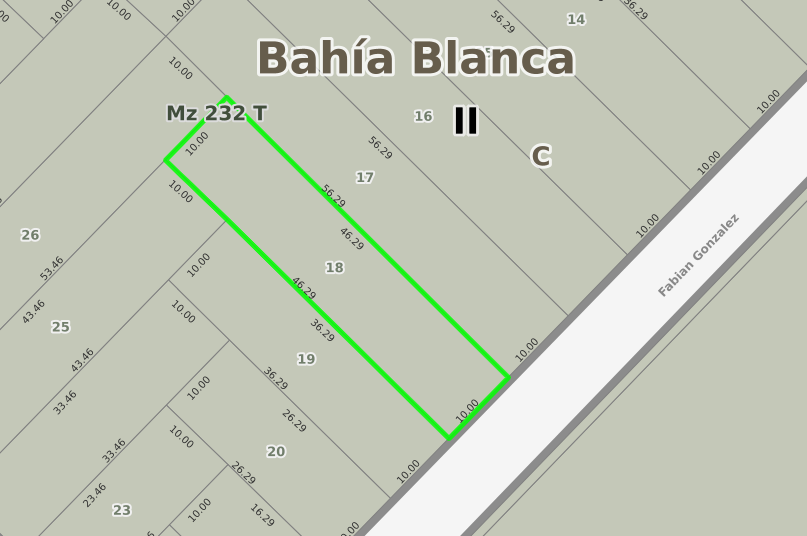 Terreno en Venta en Fabian Gonzalez 863, Richieri, Bahía Blanca - Bahía Blanca Propiedades | SITIO OFICIAL l