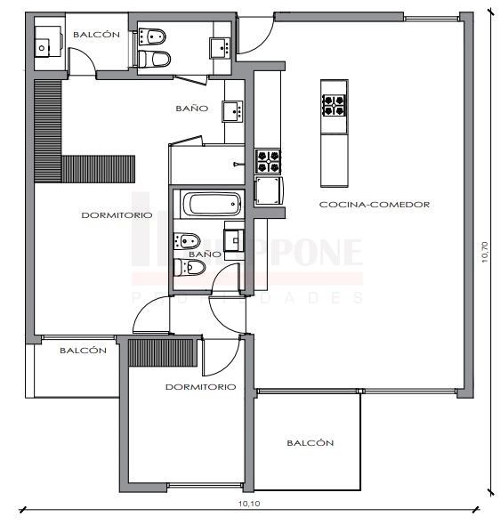 Departamento en Venta en Güemes 336, Centro, Bahía Blanca - Bahía Blanca Propiedades | SITIO OFICIAL l
