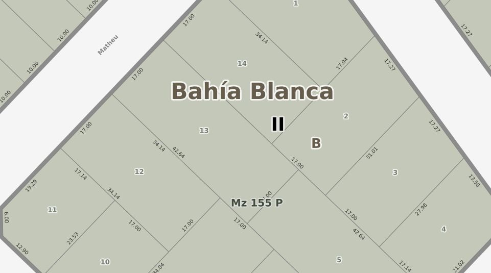 Terreno en Venta en Matheu 3900, San Agustin, Bahía Blanca - Bahía Blanca Propiedades | SITIO OFICIAL l