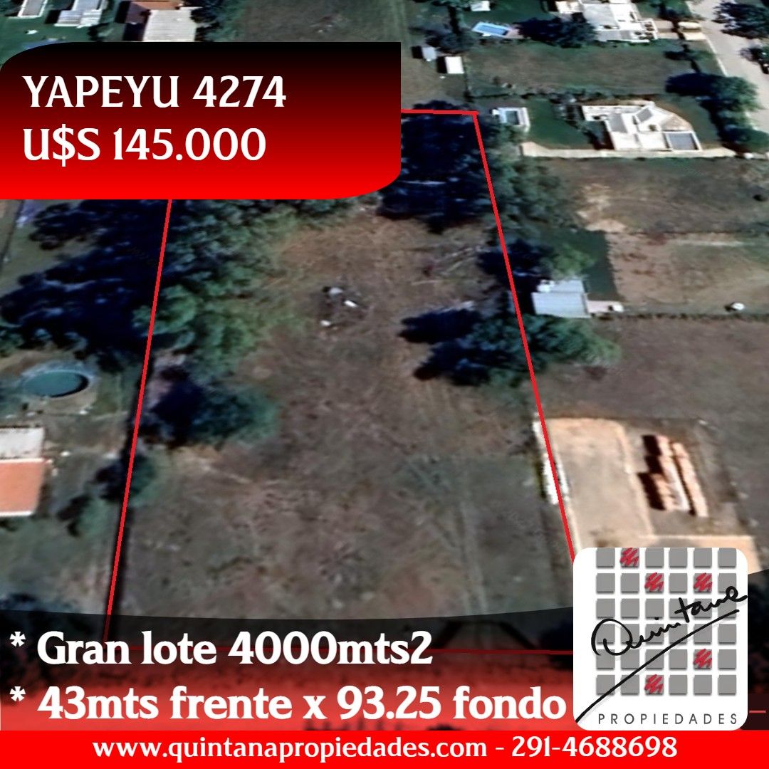Terreno en Venta en Yapeyu 4274, Patagonia, Bahía Blanca - Bahía Blanca Propiedades | SITIO OFICIAL l