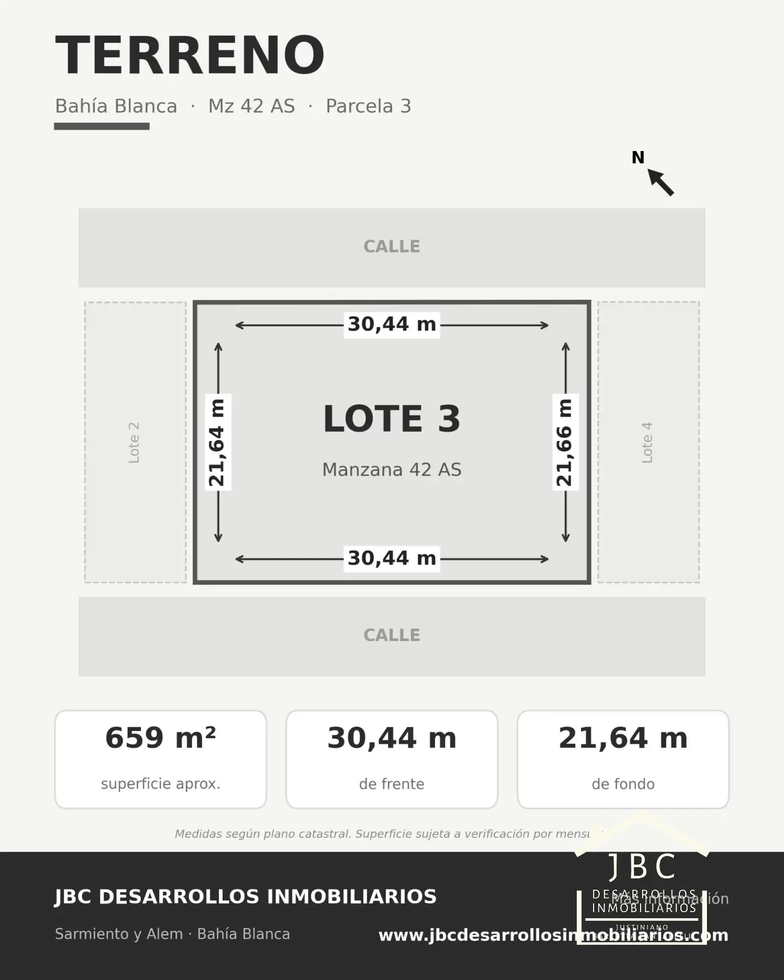 Terreno en Venta en LESTONAC 1045, La Cañada, Bahía Blanca - Bahía Blanca Propiedades | SITIO OFICIAL l