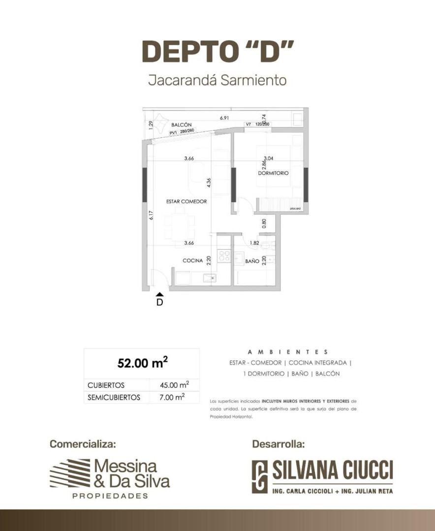 Departamento en Venta en Sarmiento 700, Napostá, Bahía Blanca - Bahía Blanca Propiedades | SITIO OFICIAL l