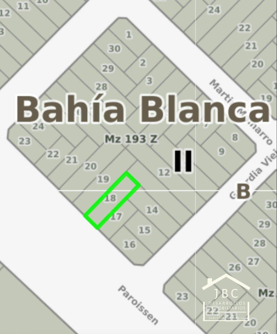 Terreno en Venta en  Paroissen, Villa Hipodromo, Bahía Blanca - Bahía Blanca Propiedades | SITIO OFICIAL l