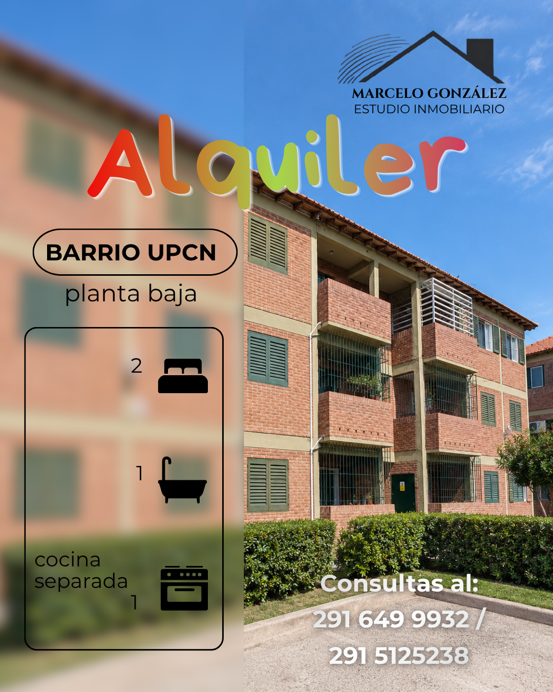 Departamento en Alquiler en Coronel Falcón 1450, UPCN, Bahía Blanca - Bahía Blanca Propiedades | SITIO OFICIAL l