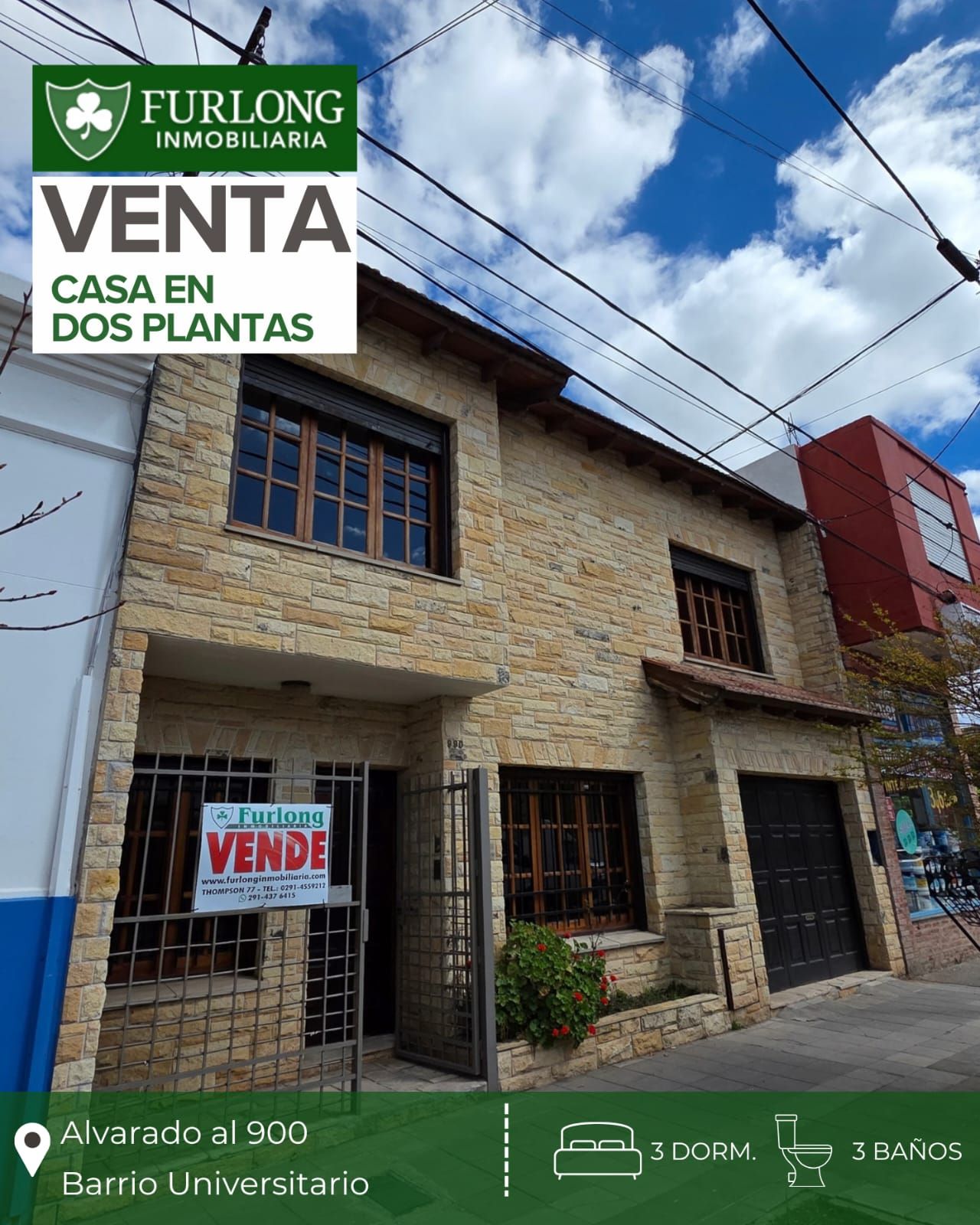 Casa en Venta en Alvarado 990, Universitario, Bahía Blanca - Bahía Blanca Propiedades | SITIO OFICIAL l