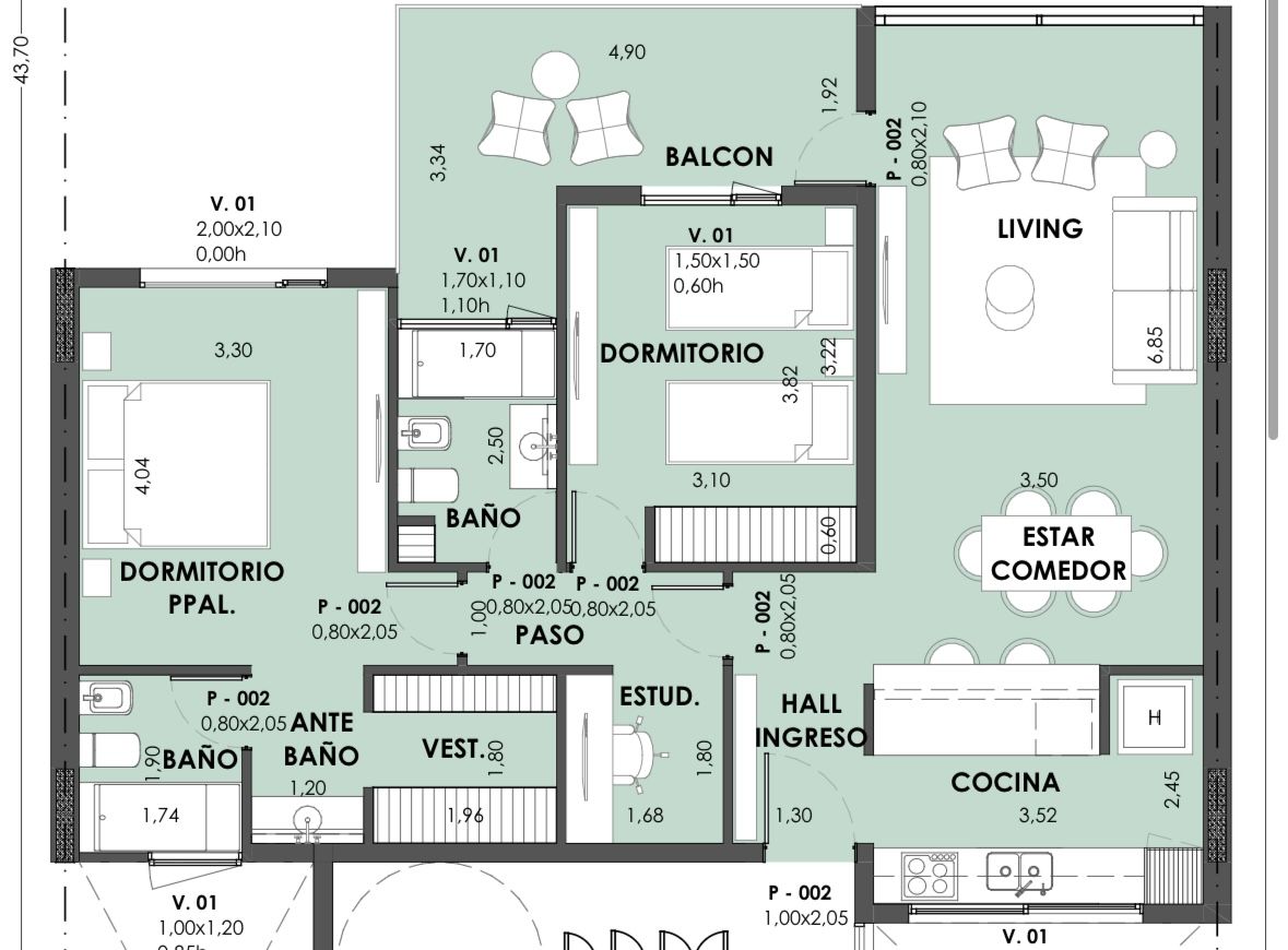 Departamento en Venta en Yrigoyen 690, Napostá, Bahía Blanca - Bahía Blanca Propiedades | SITIO OFICIAL l