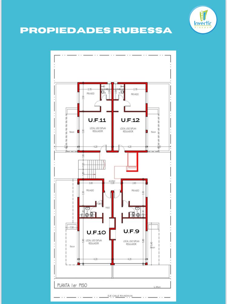 Departamento en Venta en Rivadavia 1370,  Pinamar - Bahía Blanca Propiedades | SITIO OFICIAL l