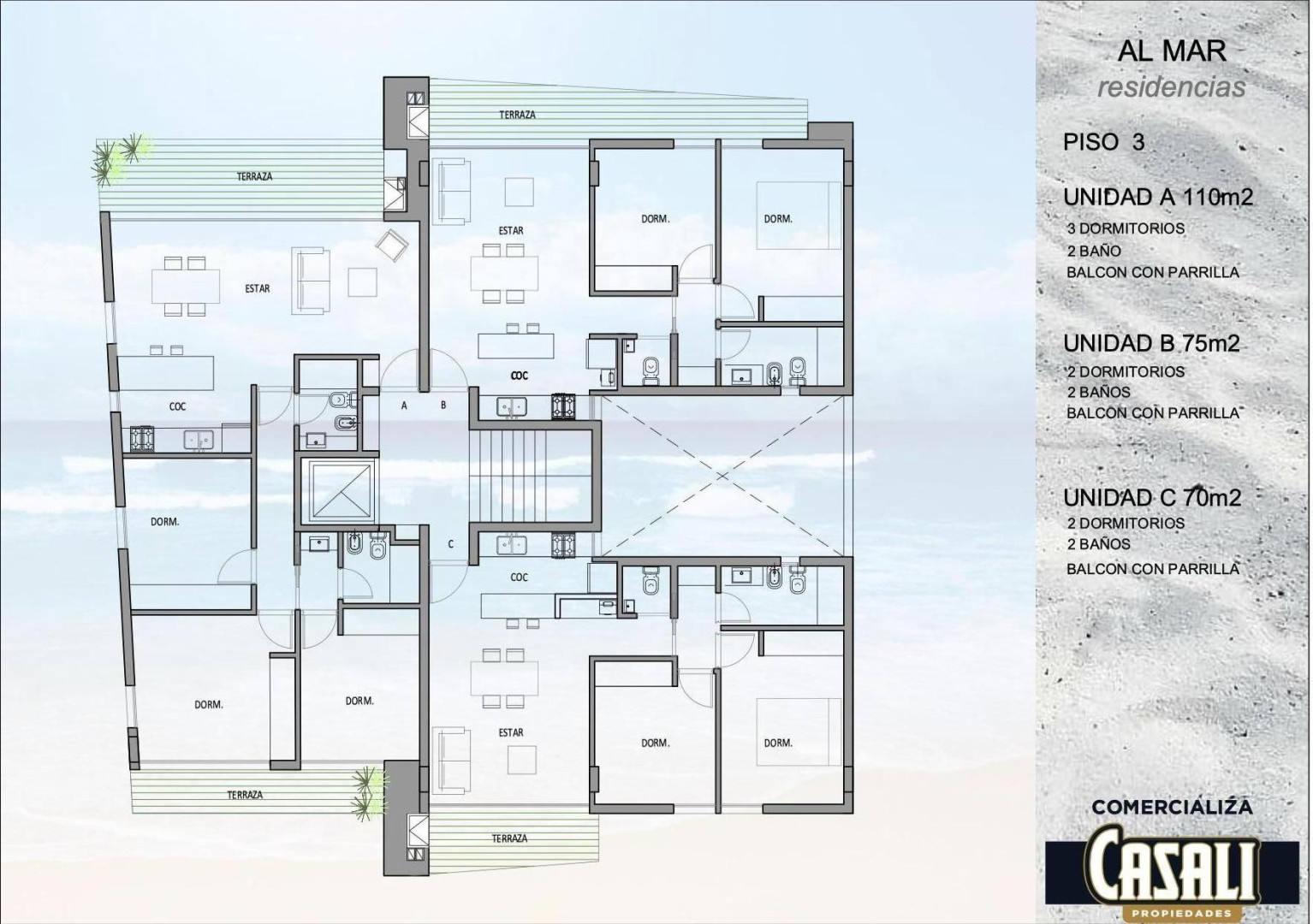 Departamento en Venta en Yatasto Y El Galivan,  Monte Hermoso - Bahía Blanca Propiedades | SITIO OFICIAL l