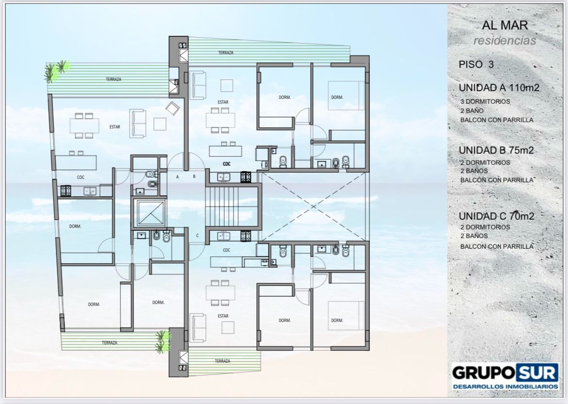 Departamento en Venta en YATASTO Y El Chingolo, Monte del Este, Monte Hermoso - Bahía Blanca Propiedades | SITIO OFICIAL l
