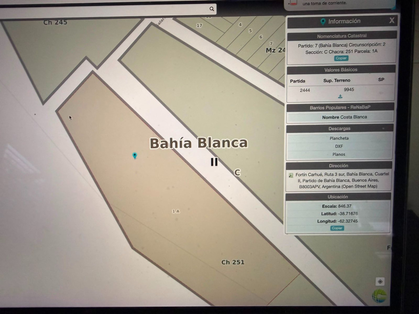 Terreno en Venta en Ruta 3 Acceso A Puertos Y Fortin Carhue, Noroeste, Bahía Blanca - Bahía Blanca Propiedades | SITIO OFICIAL l