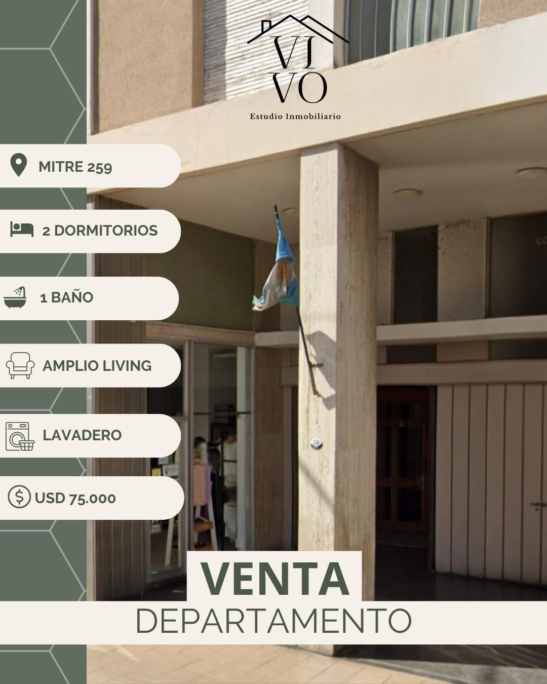 Departamento en Venta en Mitre 259, Centro, Bahía Blanca - Bahía Blanca Propiedades | SITIO OFICIAL l