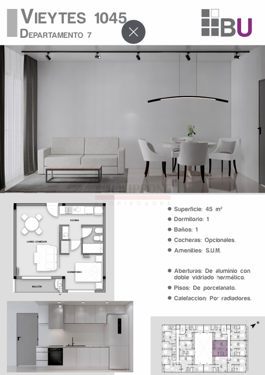 Departamento en Venta en Vieytes 1045, Pacifico, Bahía Blanca - Bahía Blanca Propiedades | SITIO OFICIAL l