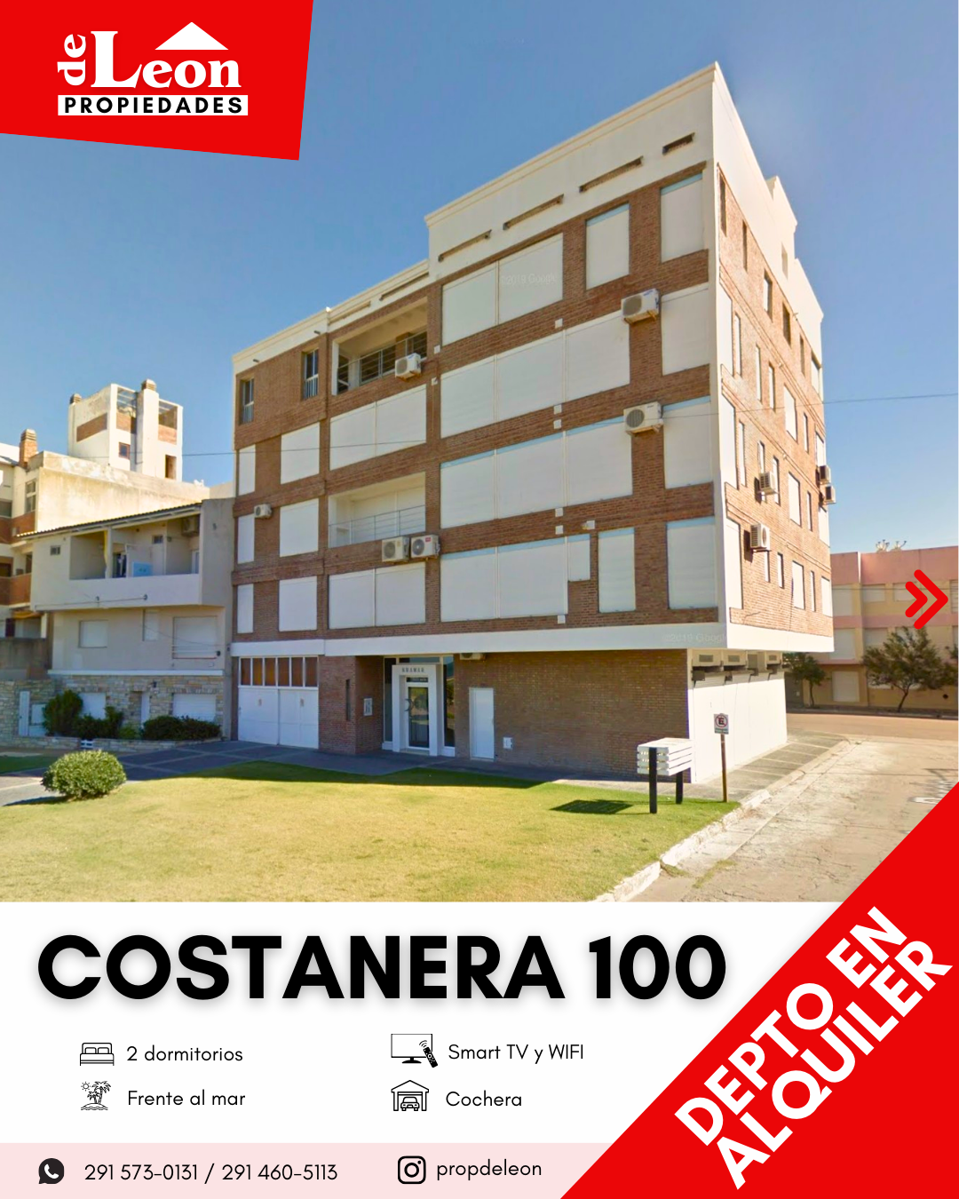 Departamento en Alquiler en Juan Domingo Peron 116, Centro, Monte Hermoso - Bahía Blanca Propiedades | SITIO OFICIAL l