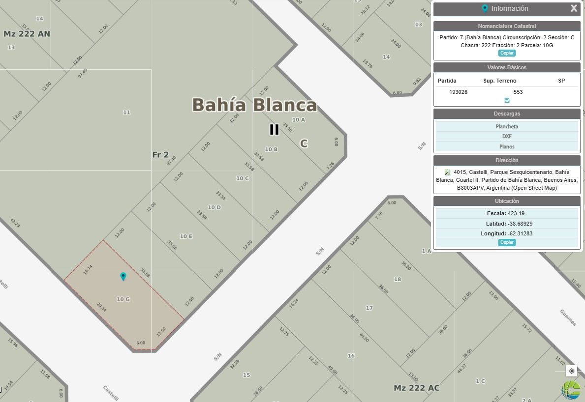 Terreno en Venta en Castelli 4001, Sesquicentenario, Bahía Blanca - Bahía Blanca Propiedades | SITIO OFICIAL l